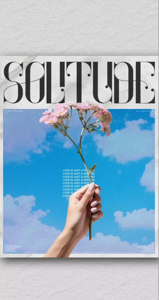 Original Solitude magazine cover inspiration from Instagram