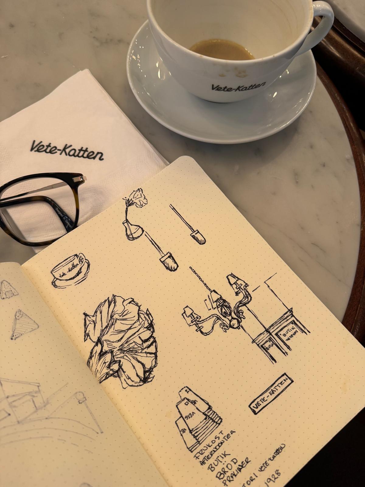 Vete-Katten sketchbook